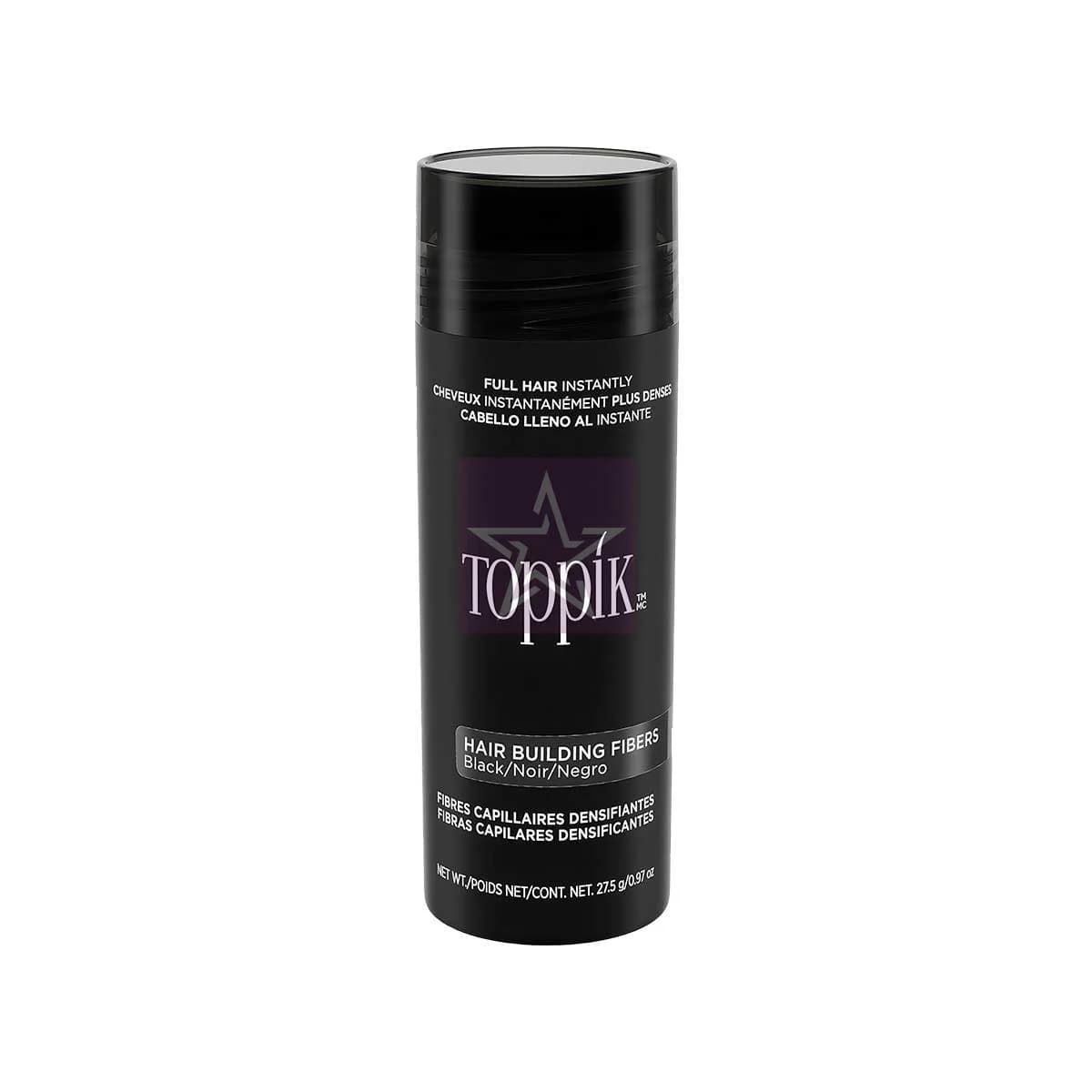 Toppik Hair Building Fibers - Black - 27.5gm, SKU: 667820011014