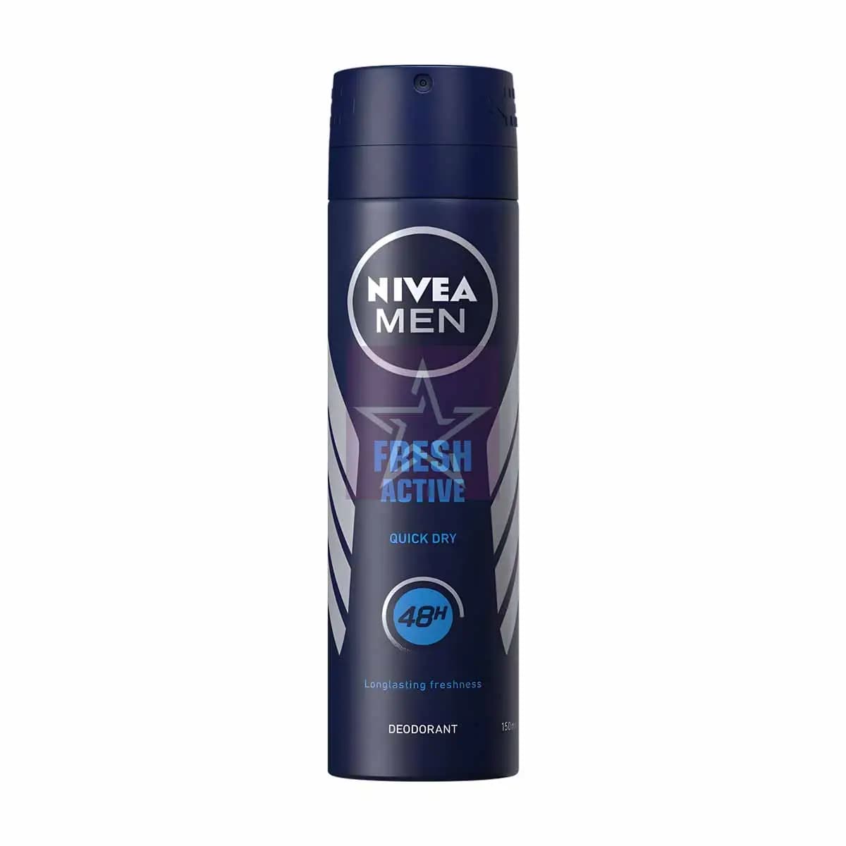 Nivea Men Fresh Active 48H Quick Dry Deodorant - 150ml, SKU: 4005808299195