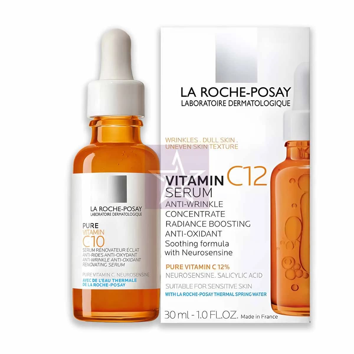 La Roche-Posay Pure Vitamin C10 Serum - 30ml, SKU: 3337875660570