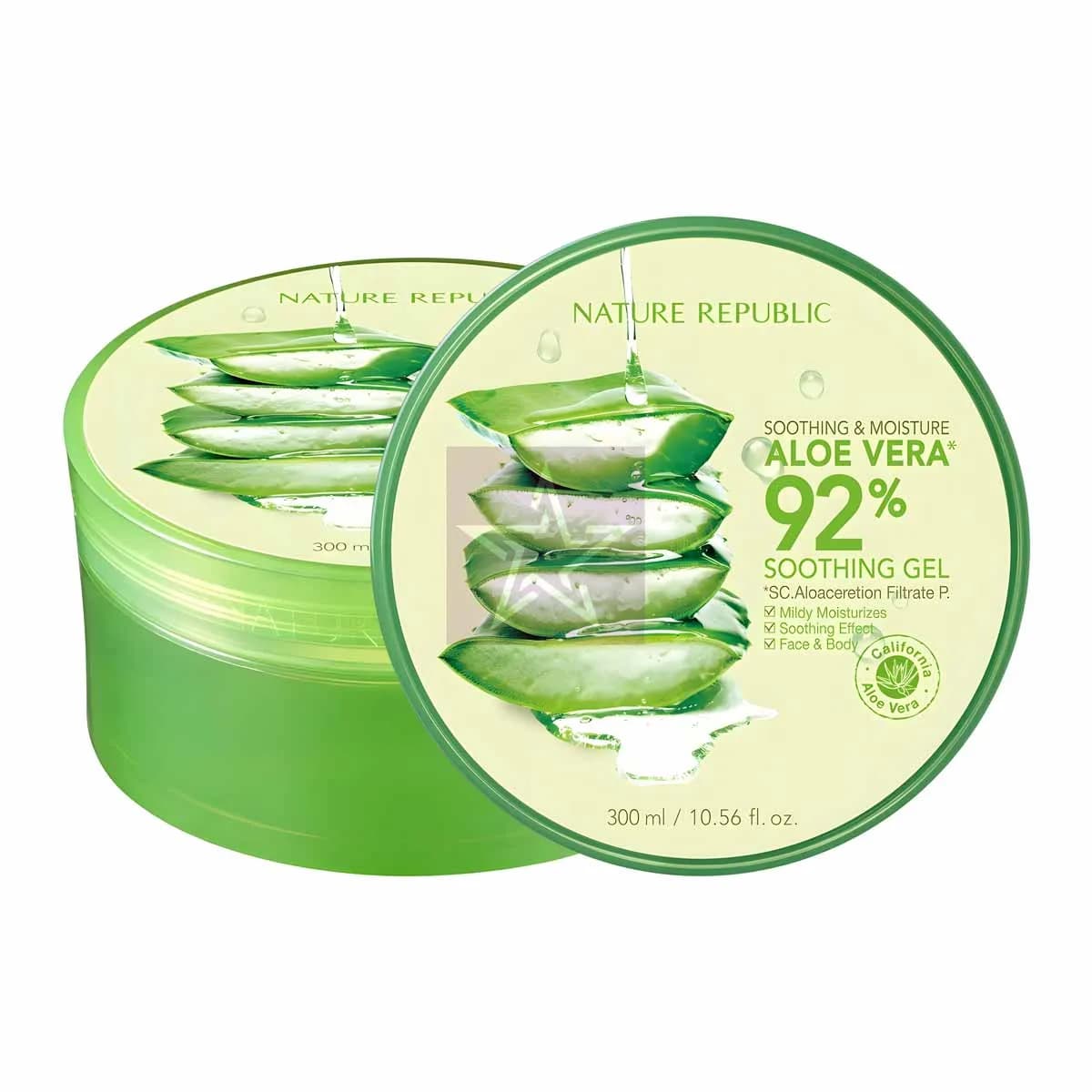 Nature Republic 92% Aloe Vera Gel - 300ml, SKU: 8806173420377