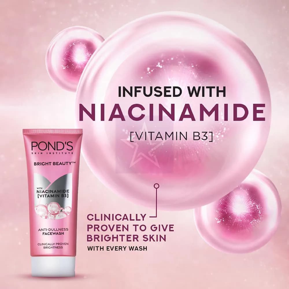 POND's Bright Beauty Anti-Dullness & Brightening Facewash With Niacinamide