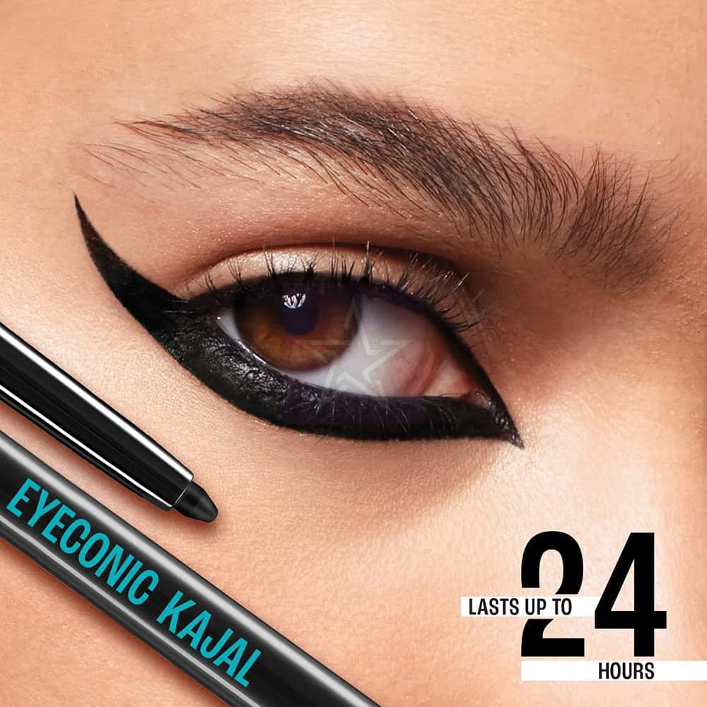 Lakme 9 To 5 Eyeconic Kajal - Deep Black