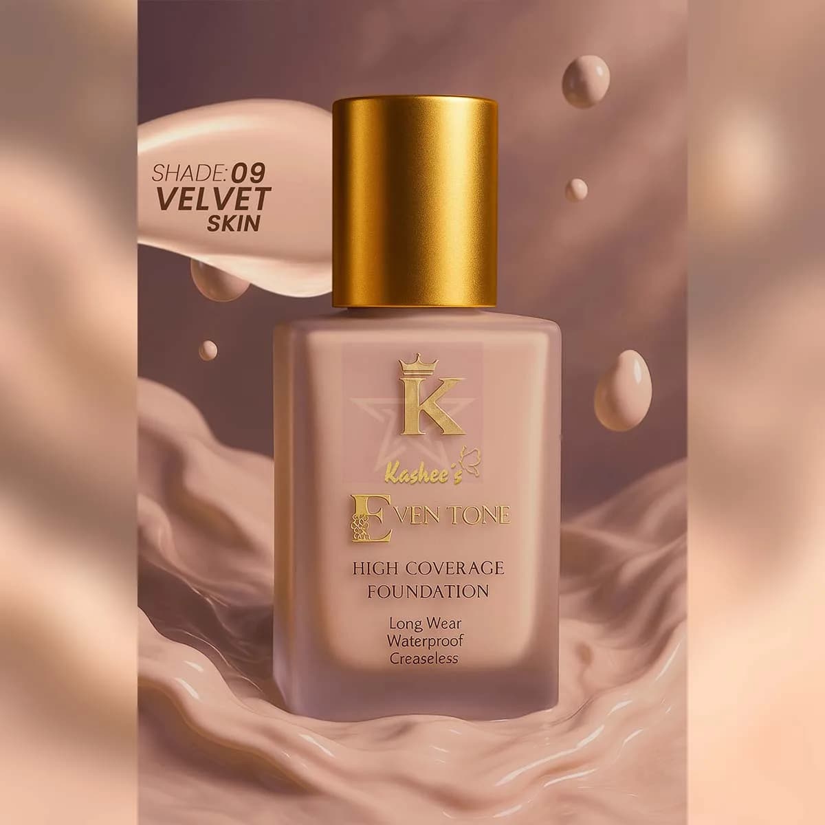Kashee's Eventone High Coverage Foundation Velvet skin
