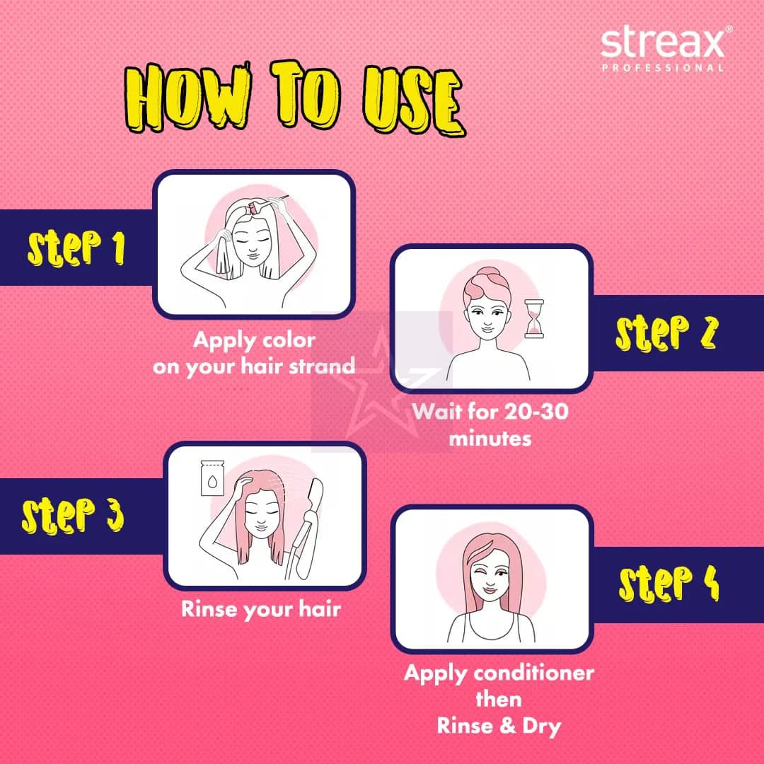 Streax Professional Hold And Play Funkey Colour