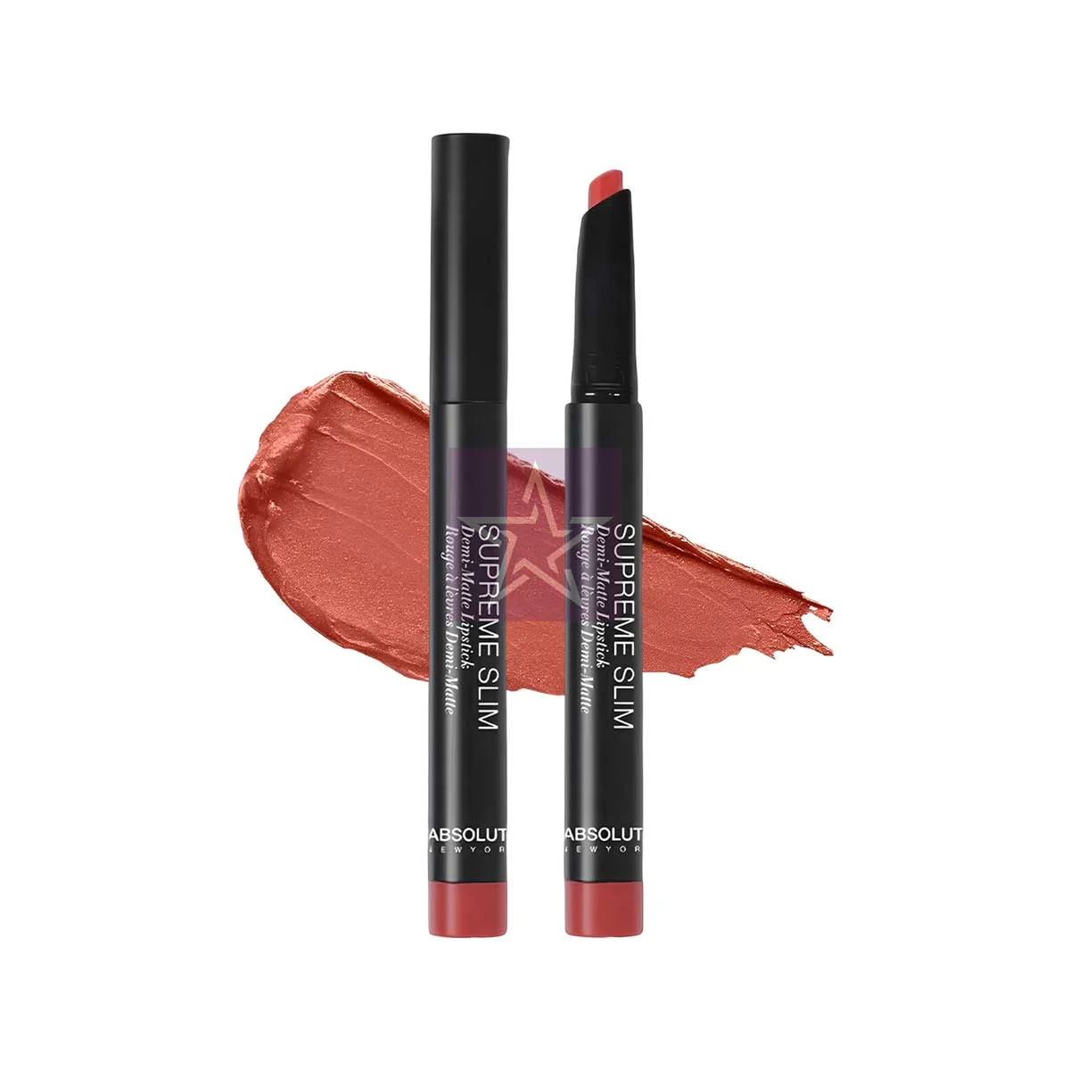 ABNY---Supreme-Slim-Demi-Matte-Lipstick---Azalea---MLSS54---1.3gm/888432939262 Absolute New York Supreme Slim Demi Matte Lipstick - Azalea, SKU:888432939262