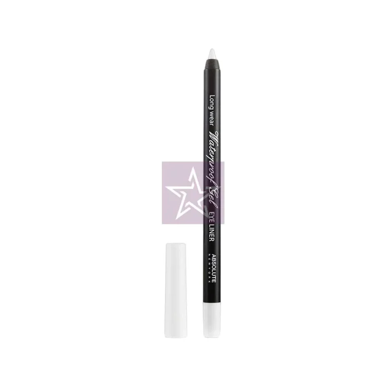 Absolute New York - Waterproof Gel Eyeliner - White Kajal - 1.1gm (888432080919)