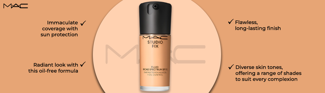 MAC Studio Fix Fluid Foundation with SPF15 - NC20 - 30ml 2 MAC Studio Fix Fluid Foundation with SPF15 - NC20 - 30ml