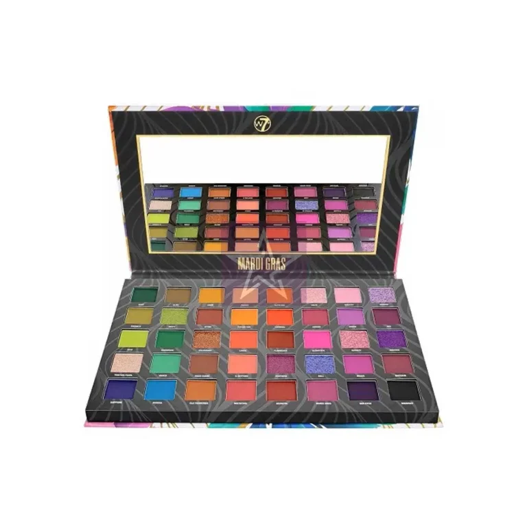 W7 40 Color Eye Predd Pigment Palatte Mardi Gras 36gm