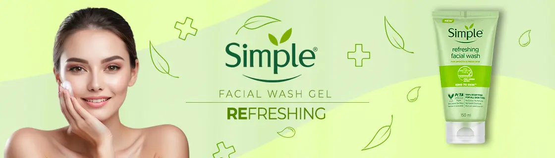 Simple Refreshing Facial Wash Gel 150ml 1 Simple Refreshing Facial Wash Gel