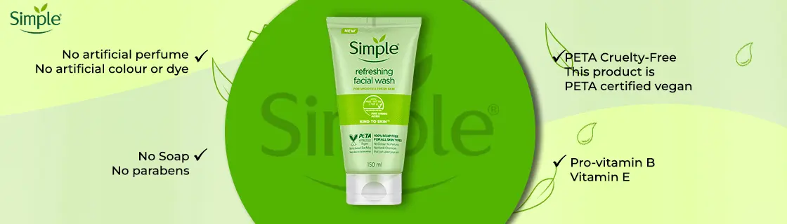 Simple Refreshing Facial Wash Gel 150ml 3 Simple Refreshing Facial Wash Gel