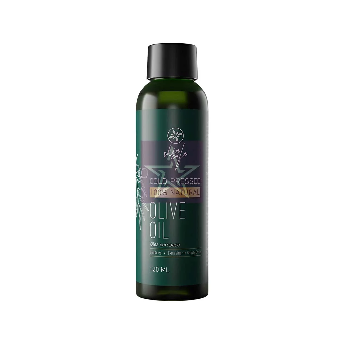Skin-Cafe---Organic-Extra-Virgin-Olive-Oil---120ml/305468564683 Skin Cafe Cold Pressed Olive Oil 120ml, SKU: 305468564683