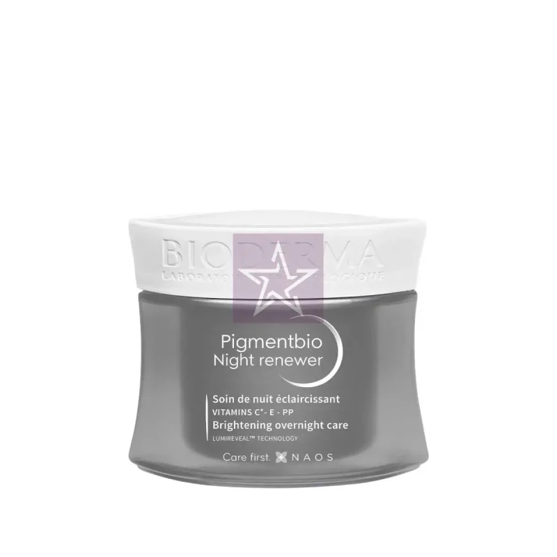 ত্বকের যত্নে ৫টি সেরা নাইট ক্রিম। 5 Bioderma Pigmentbio Brightening Night Renewer Cream - 50ml, SKU: 3701129800089