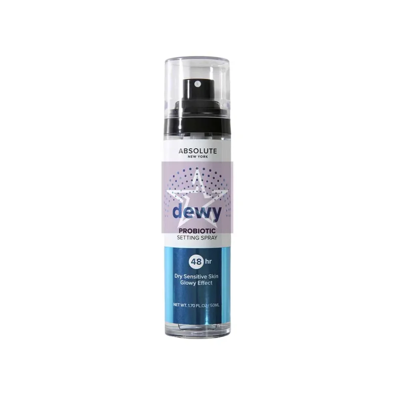 সেরা ৫টি মেকআপ সেটিং স্প্রে। 4 Absolute New York 48 Hr Probiotic Setting Spray - Dewy - 50ml, SKU: 888432981971