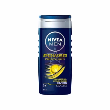 Nivea Men Power 24H Fresh Effect Shower Gel - 250ml