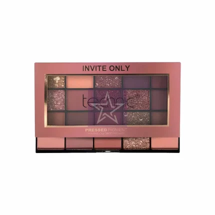 Technic Pressed Pigment 15 Color Eyeshadow Palette - Invite Only - 22.5gm