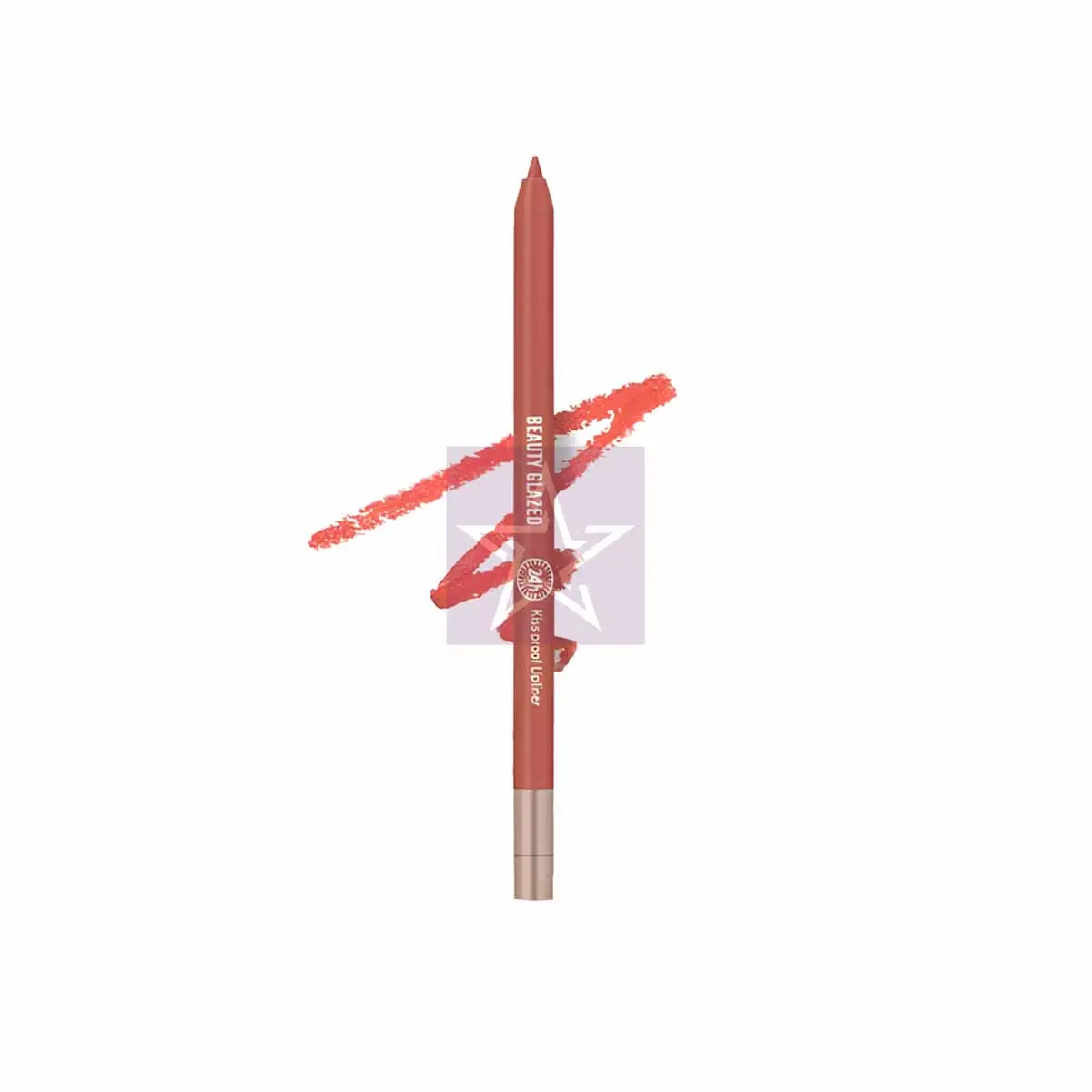 Beauty Glazed - Waterproof & Long Lasting Lip Liner - Coral Beauty Glazed - Waterproof & Long Lasting Lip Liner - Coral