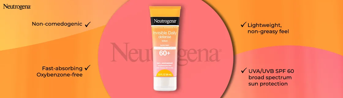 Neutrogena Invisible Daily Defense Sunscreen with SPF60+ - 88ml