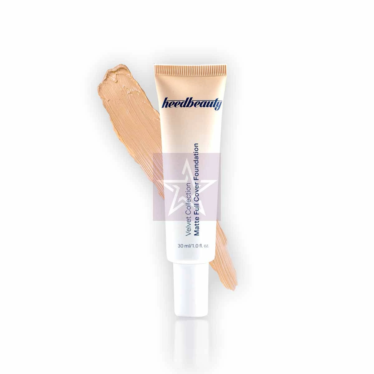 Heedbeauty Velvet Collection Matte Full Cover Foundation - Golden Sand Nude/0680226381062 Heedbeauty Velvet Collection Matte Full Cover Foundation - Golden Sand Nude, SKU: 0680226381062