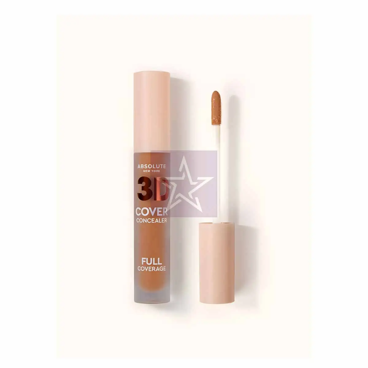 Absolute New York Full Coverage 3D Cover Concealer - Warm Caramel/888432972085 Absolute New York Full Coverage 3D Cover Concealer - Warm Caramel, SKU: 888432972085
