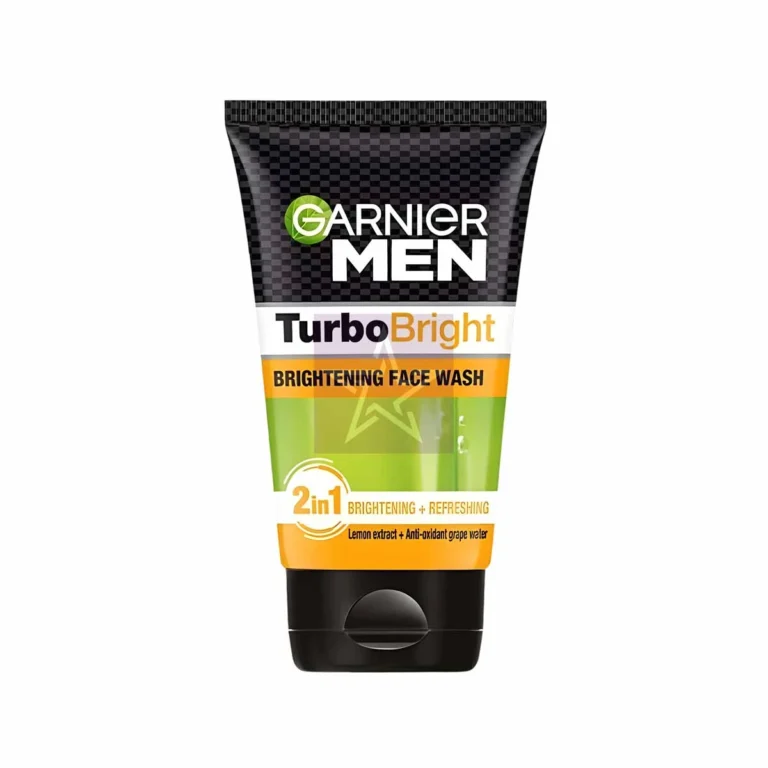 Garnier Turbo Bright Anti Pollution Double Action Face Wash - 100gm, SKU: 8901526006328