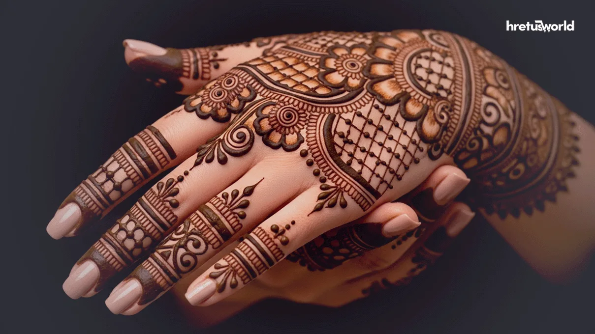 মেহেদির রং গাঢ় ও সুন্দর করার ৭টি টিপস। 2 mehedi Design