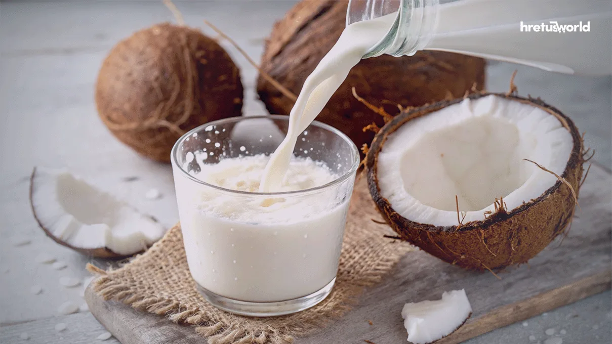 শুষ্ক ত্বকের যত্নে নারকেল দুধের উপকারিতা। 2 coconut milk