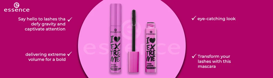 FACTs Brand: Essence Item Type: Mascara Item Form: Liquid Color: Deep Black Total Volume: 12 ml 
