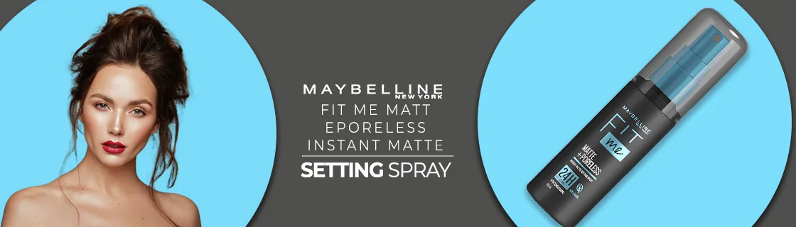 Maybelline - Fit Me Matte Poreless Setting Spray - 60ml 1 Maybelline - Fit Me Matte + Poreless Instant Matte Setting Spray - 60ml