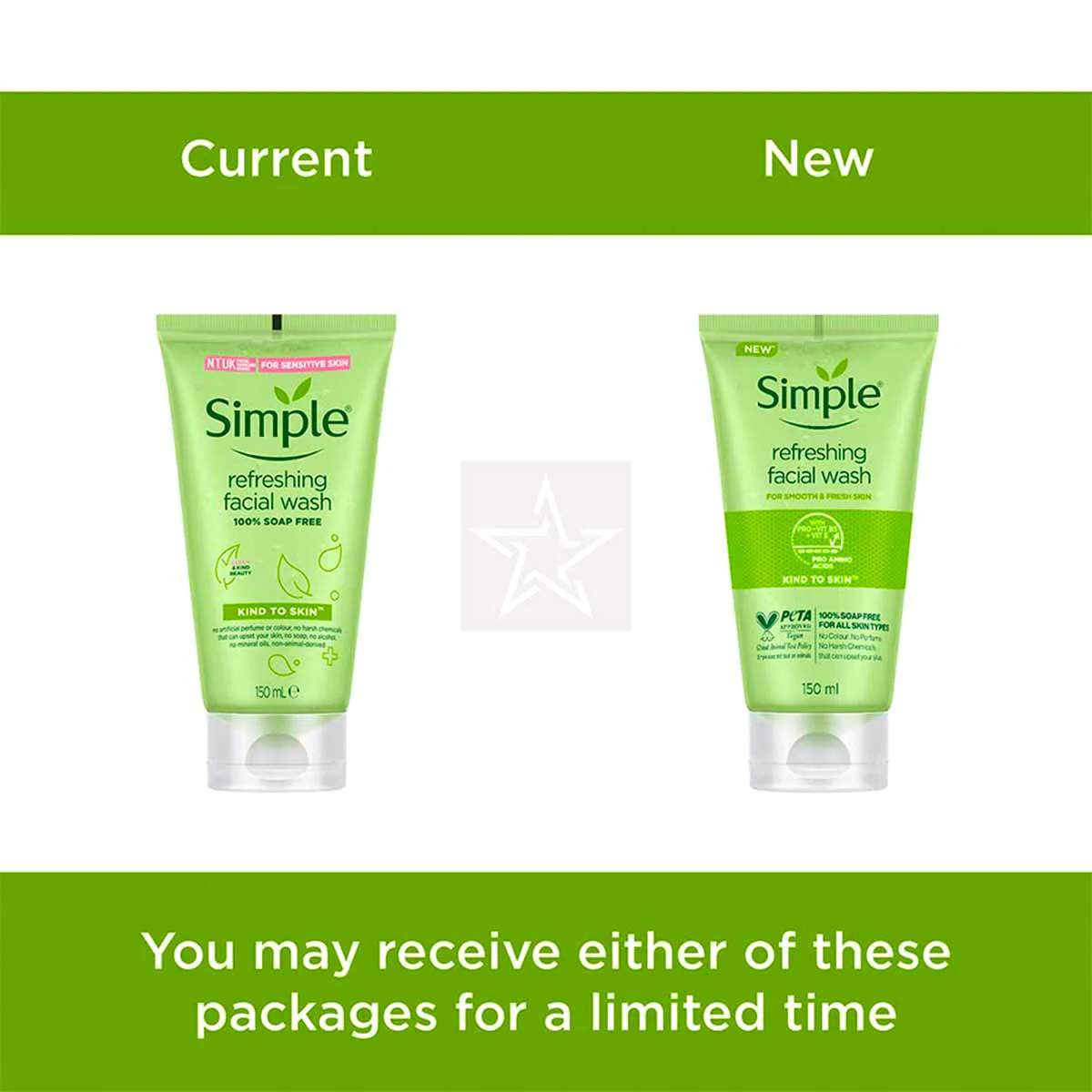 Simple Refreshing Facial Wash Gel