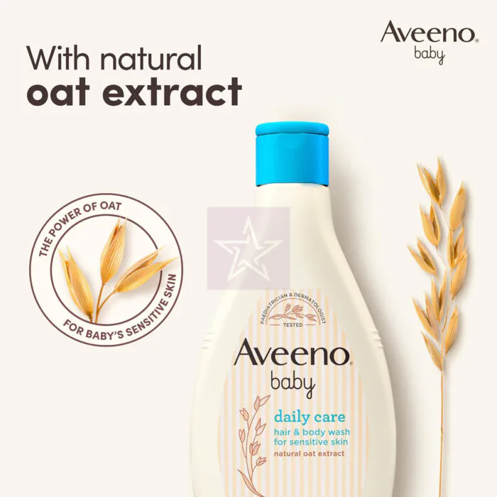 Aveeno Baby Daily Care Hair & Body Wash for Sensitive Skin 250ml