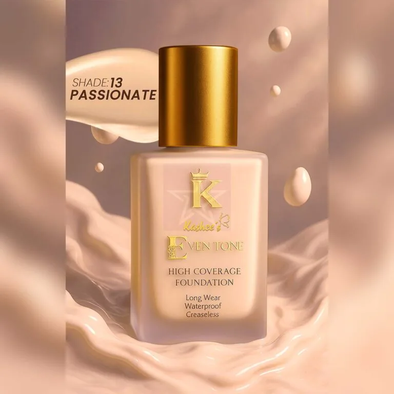 Kashee's Eventone High Coverage Foundation - Passionate - 30ml