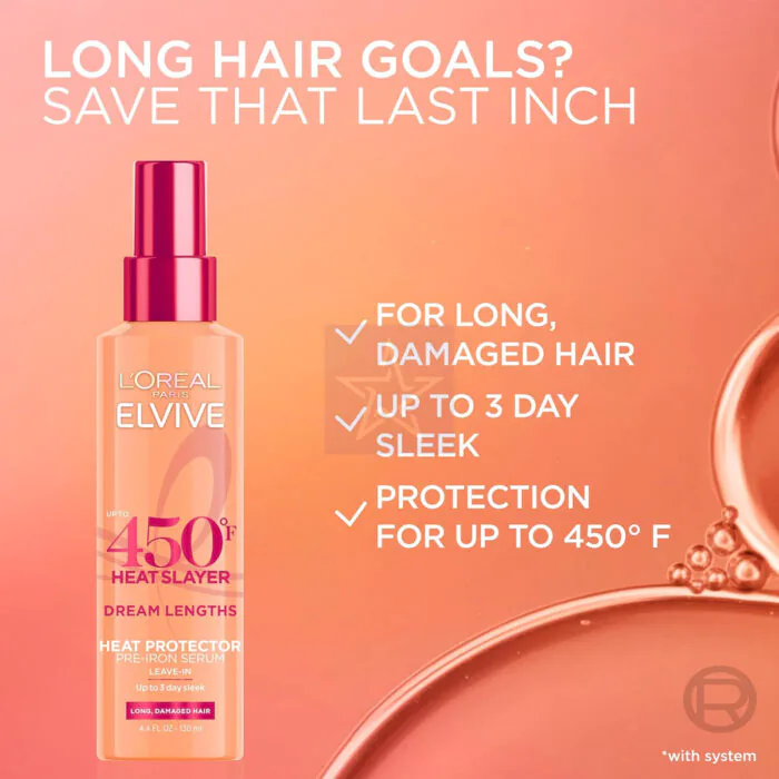 L'Oreal Paris Elvive Dream Lengths Heat Slayer Pre Iron Spray