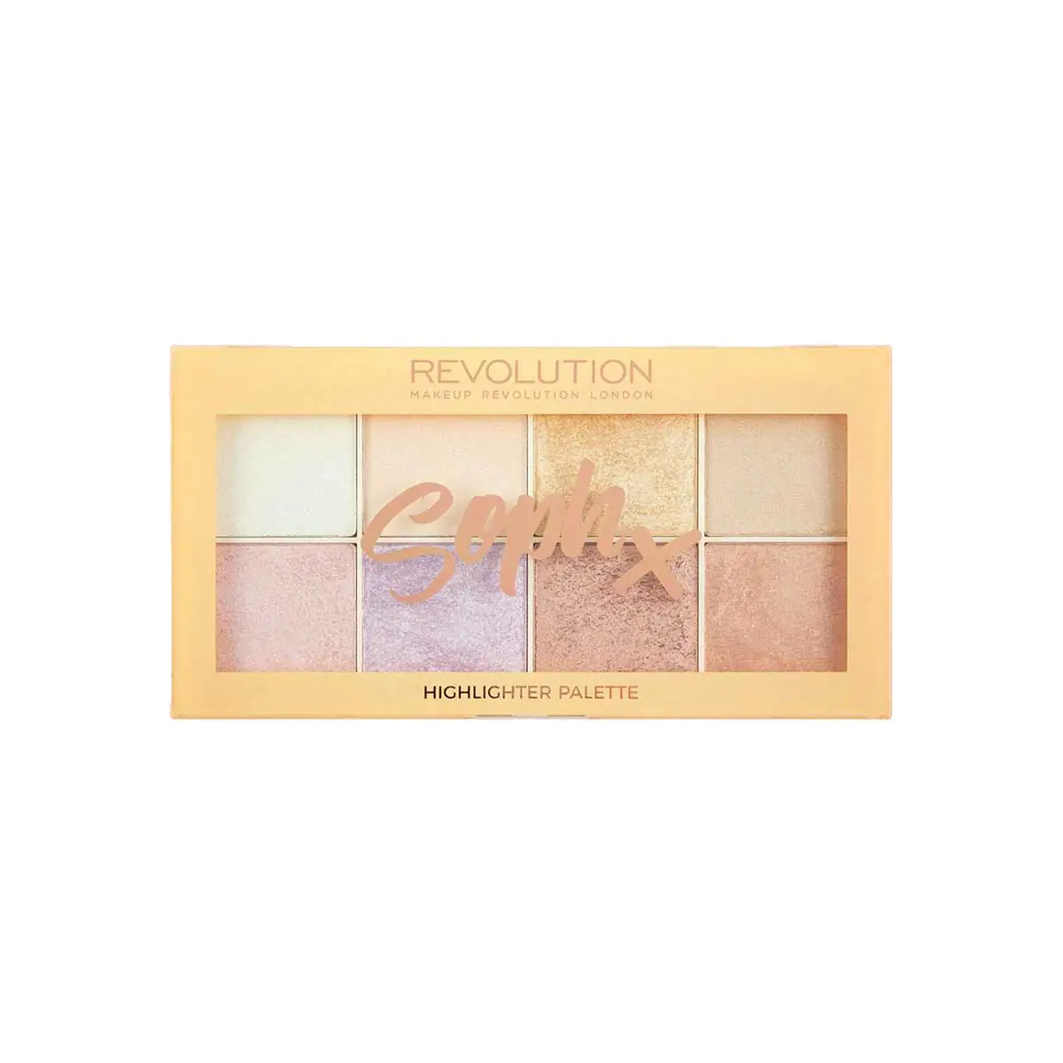 Makeup Revolution Sophx Highlighter Palette 16gm Makeup Revolution Sophx Highlighter Palette - 16gm, SKU:5057566008457