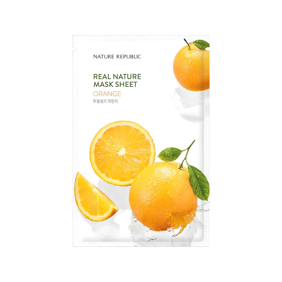 Nature-Republic-Real-Nature-Orange-Mask-Sheet/8806173449453 Nature Republic Real Nature Orange Sheet Mask - 23ml, SKU: 8806173449453