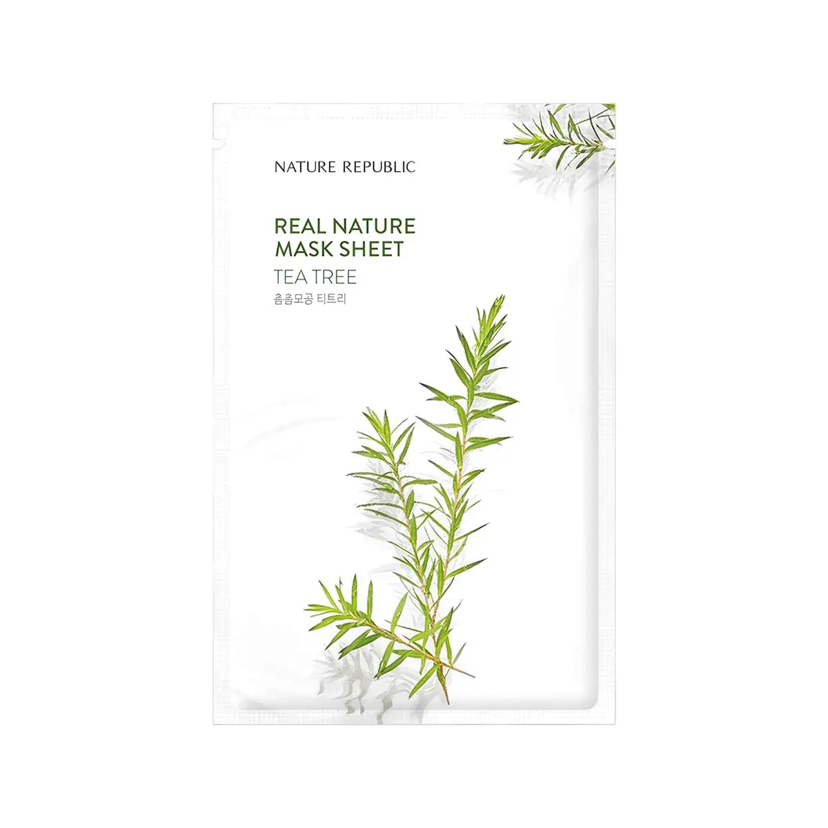 Nature Republic Real Nature Tea Tree Sheet Mask 23ml Nature Republic Real Nature Tea Tree Sheet Mask - 23ml, SKU: 8806173449484