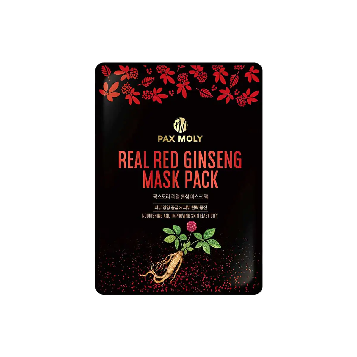 Pax Moly Real Red Ginseng Mask Pack Pax Moly Real Red Ginseng Mask Pack 25ml, SKU: 8809547410714