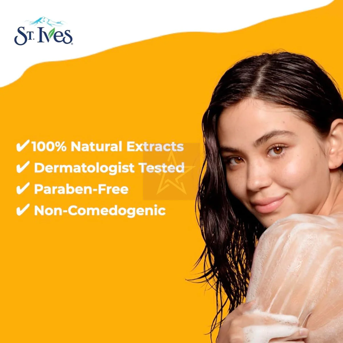 St. Ives Apricot Exfoliating Body Wash 473ml - Image 3