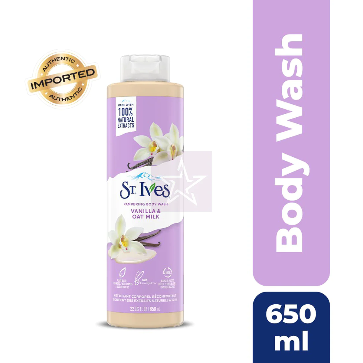 St. Ives Vanilla & Oat Milk Pampering Body Wash 650ml