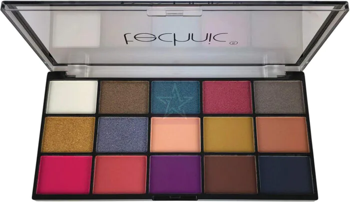 Technic 15 Color Pressed Pigment Eye Shadow Palette