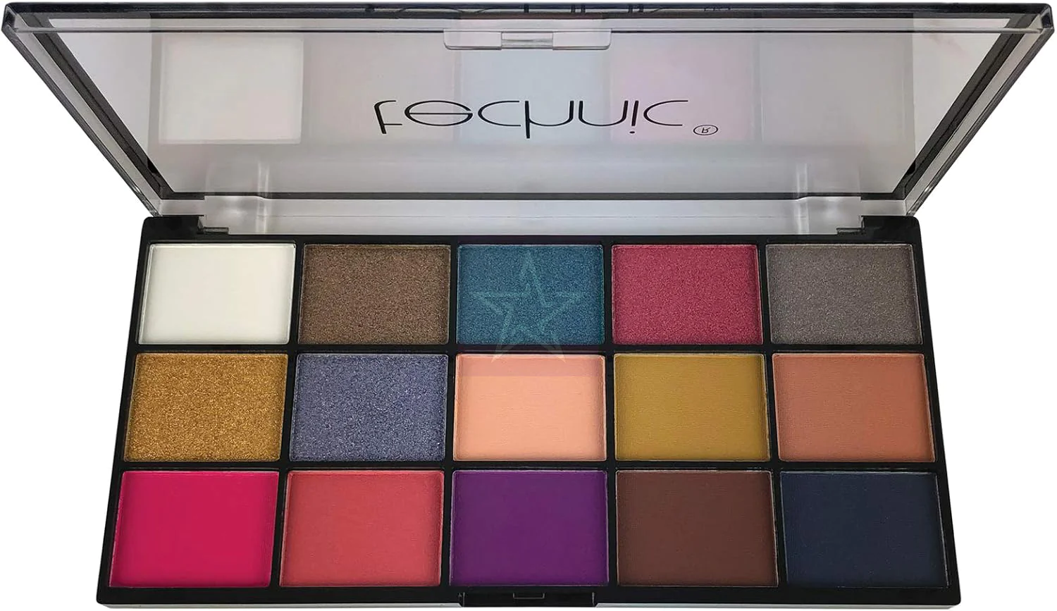 Technic 15 Color Pressed Pigment Eye Shadow Palette - Vacay - Image 3