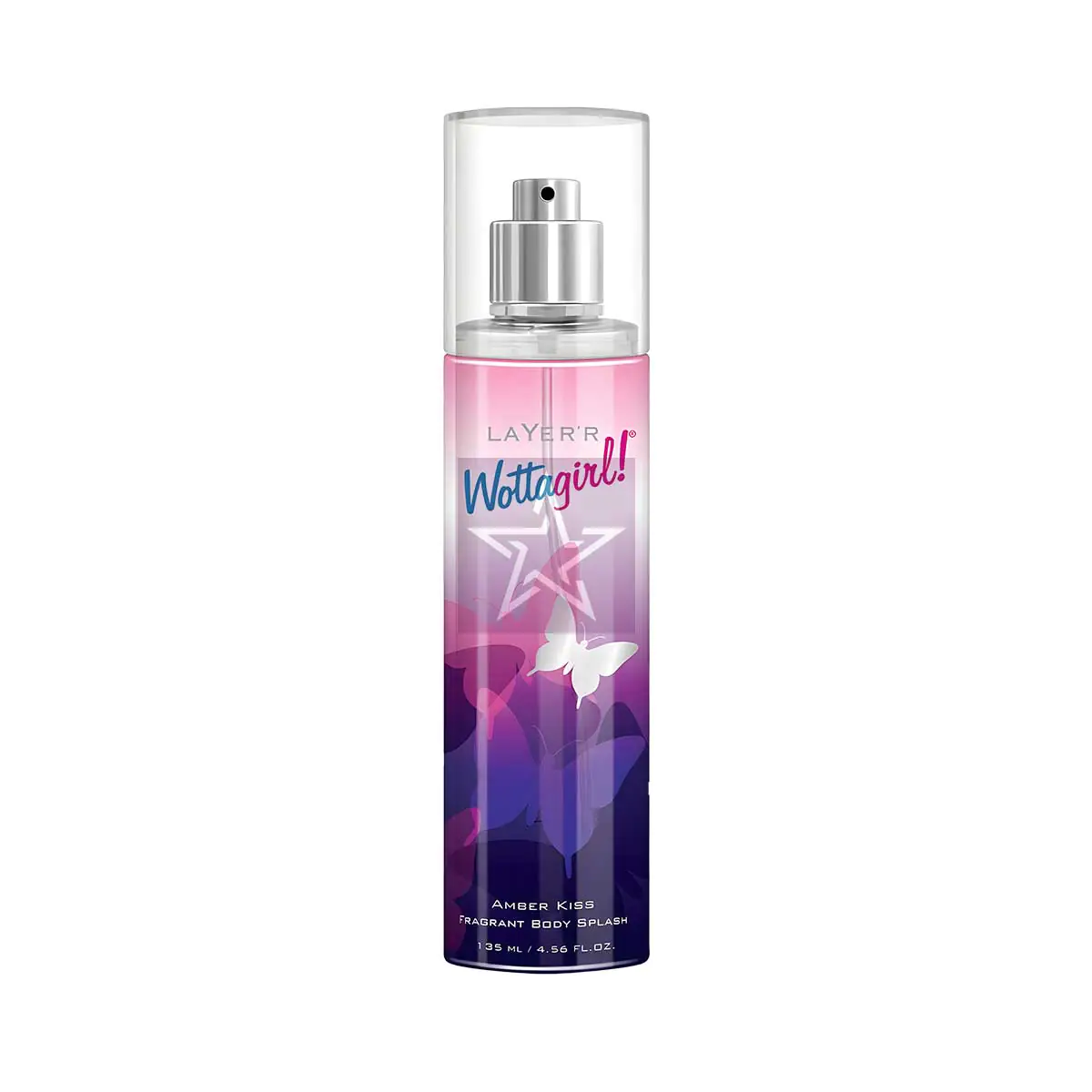 Layer'r---Wottagirl---Amber-Kiss---135-ml/309978695516 Layer'r Wottagirl Fragrant Body Splash - Amber Kiss - 135ml
