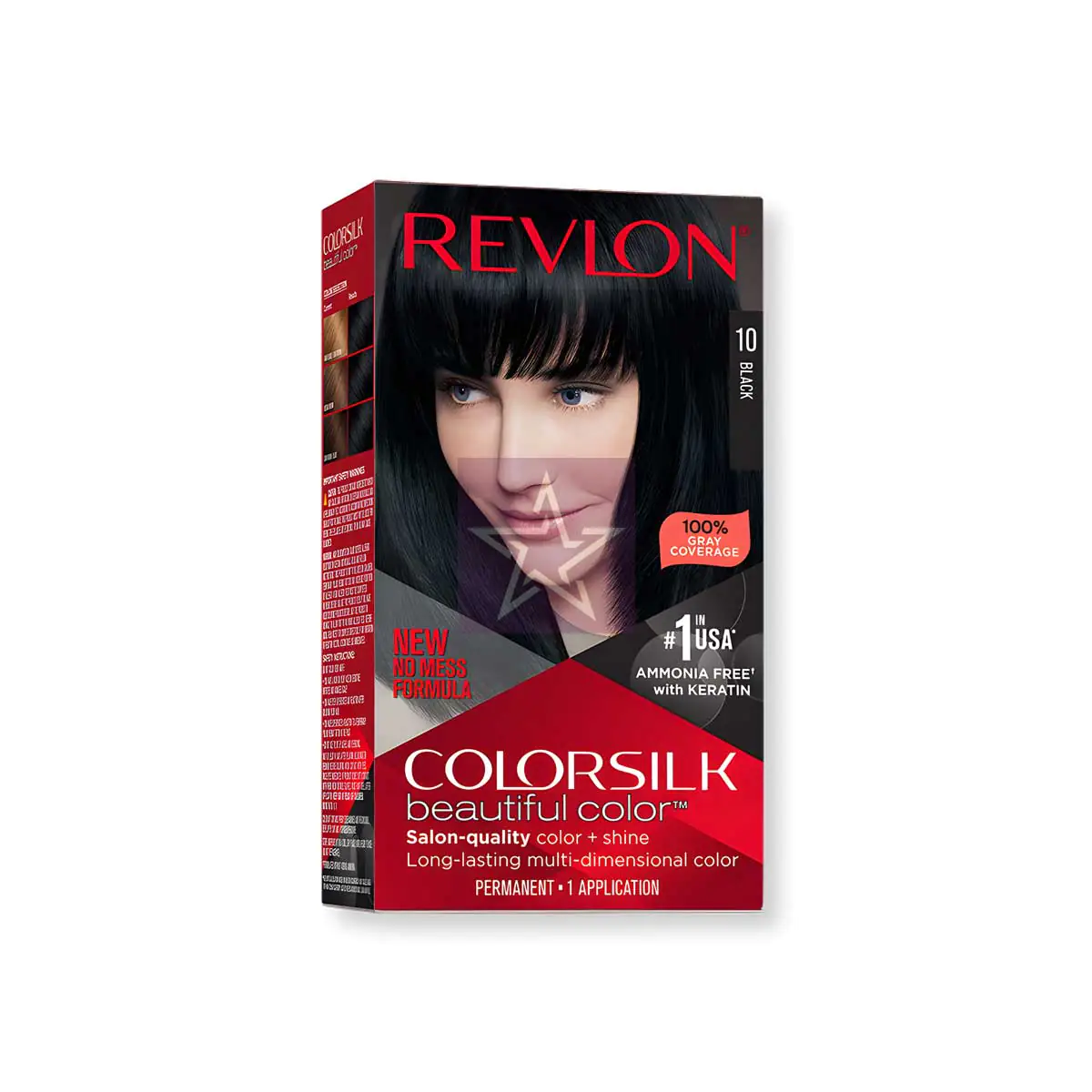 Revlon---Colorsilk-Beautiful-Hair-Color---10-Black/309978695103 Revlon Colorsilk Beautiful Hair Color - 10 Black, SKU: 309978695103