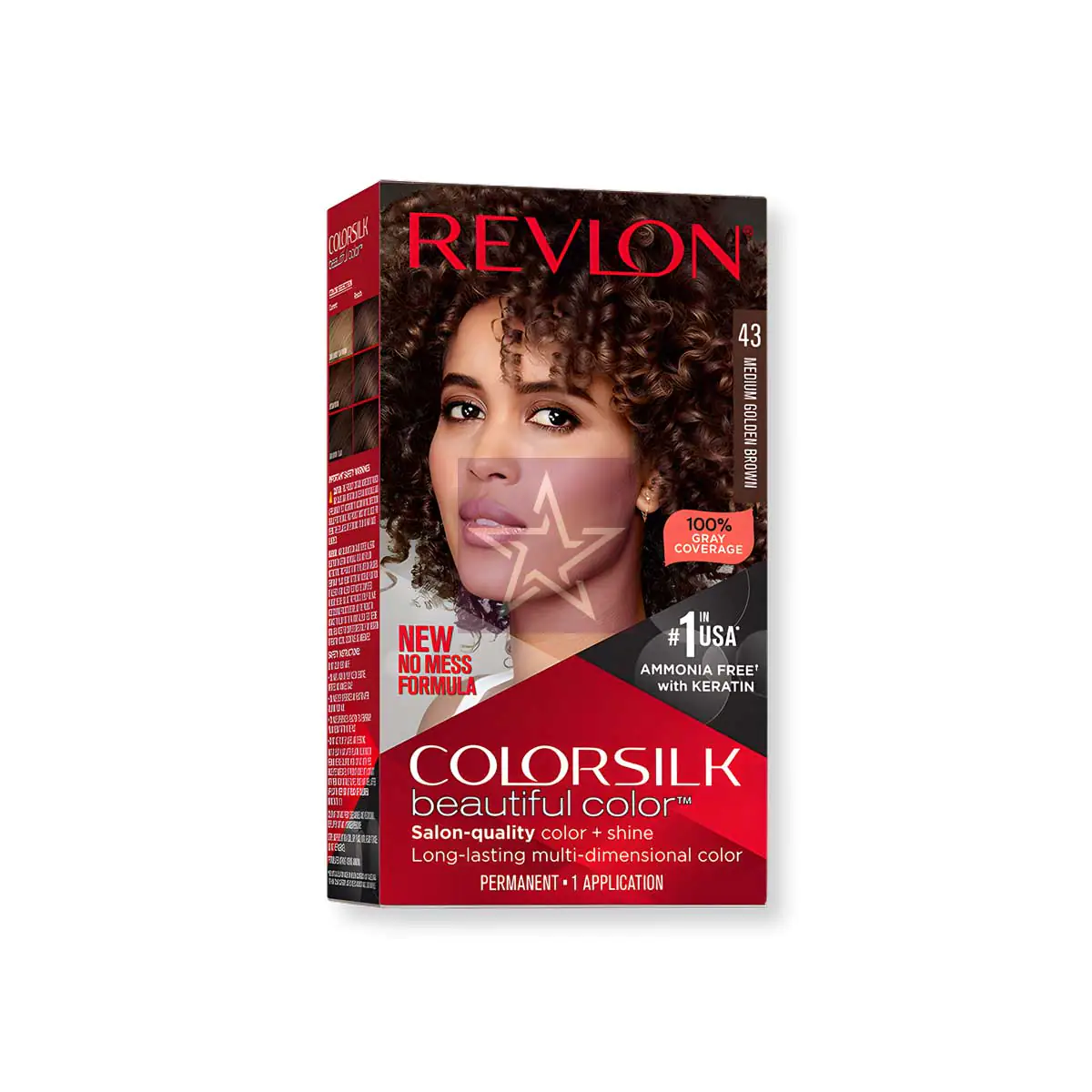 Revlon Colorsilk Hair Color 43 Medium Golden Brown Revlon Colorsilk Beautiful Hair Color - 43 Medium Golden Brown, SKU: 309978695431