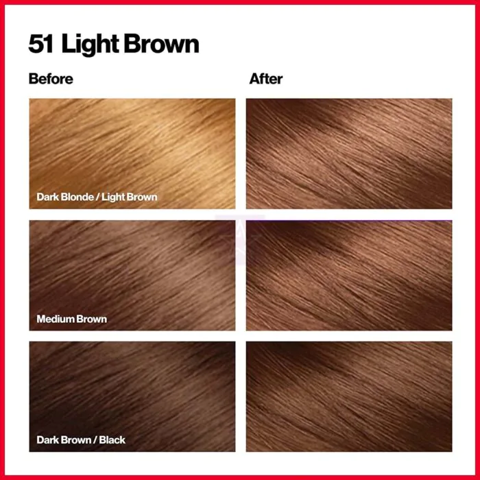 Revlon Colorsilk Beautiful Hair Color 51 Light Brown