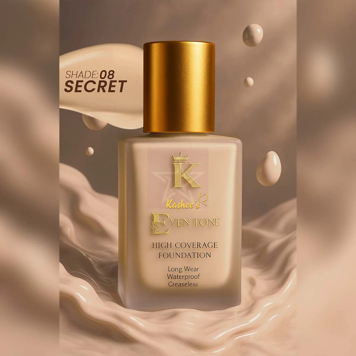Kashee’s Eventone High Coverage Foundation Secret 30ml Kashee’s Eventone High Coverage Foundation Secret 30ml
