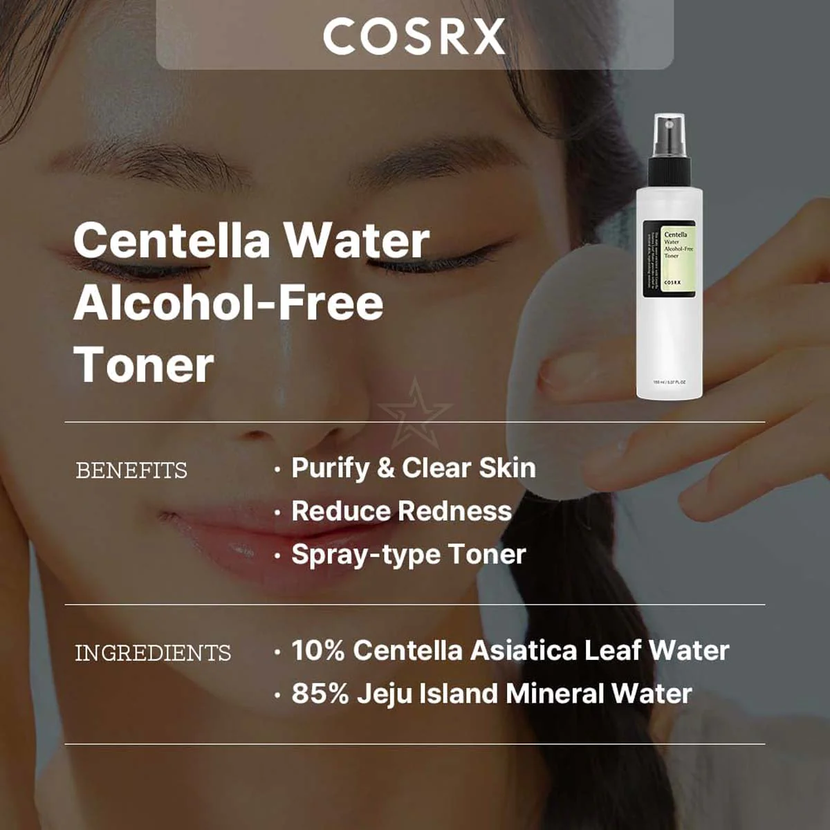 COSRX Centella Water Alcohol-Free Toner