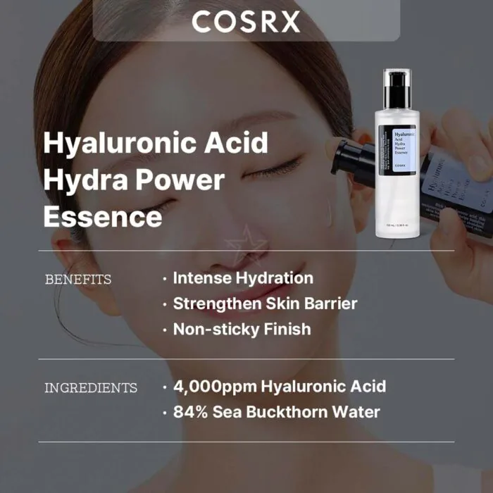 COSRX Hyaluronic Acid Hydra Power Essence - Beneftis and ingredients
