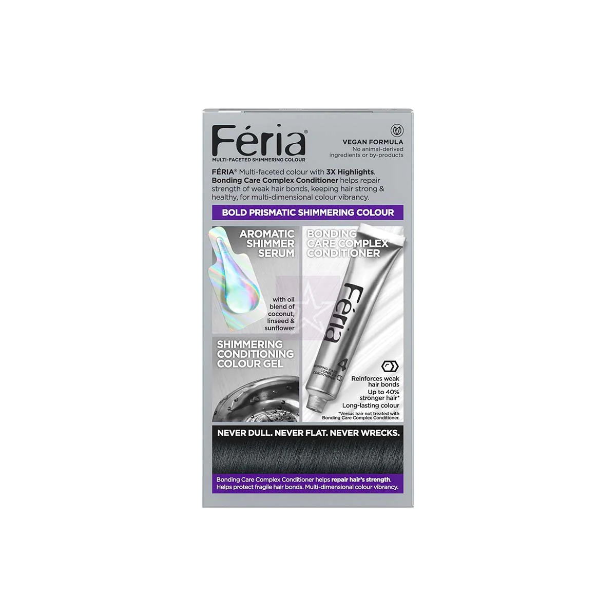 L'Oreal Paris Feria Hair Colour 20 Natural Black - Image 2