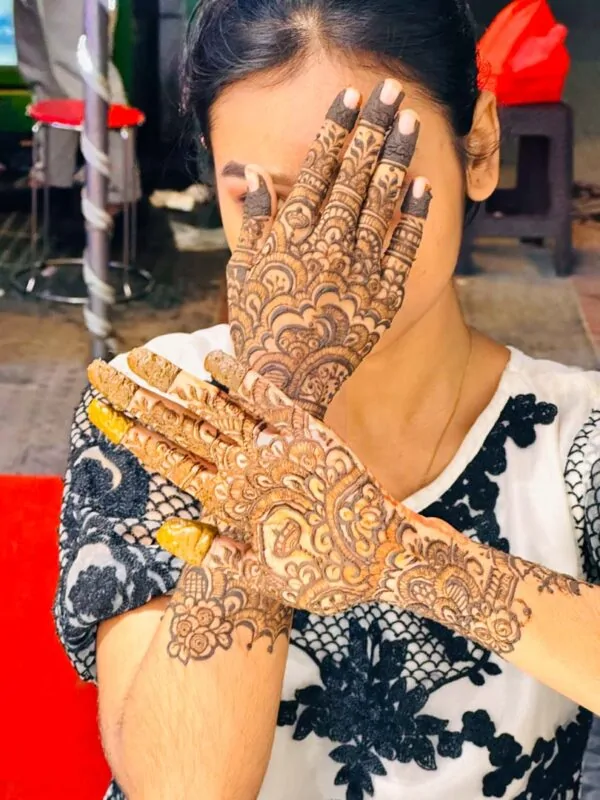 মেহেদী ডিজাইন ২০২৫। মেহেদী দেওয়ার আগে করণীয়? 15 Mehedi Design (37)