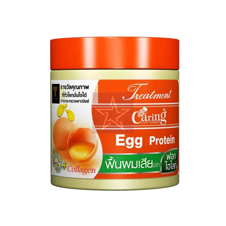 Caring Egg Protein Hair Treatment – 500ml, SKU: 8852053016185
